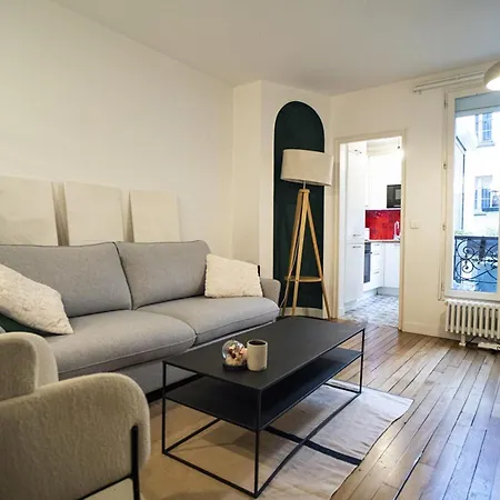 Pretty 36 M Near Buttes-chaumont Apartment Paris